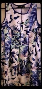 Floral flare dress with pockets